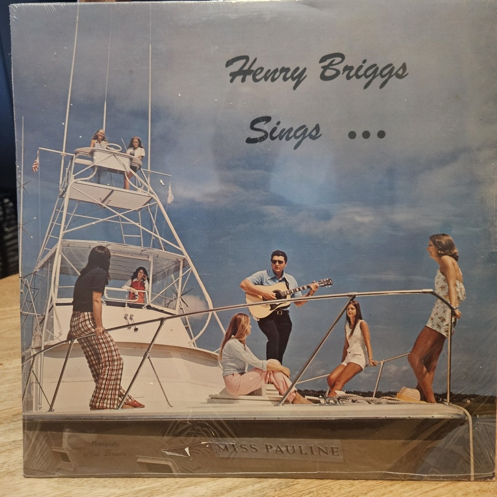 HENRY BRIGGS "Sings... Vinyl LP Seal NEW 1974 Chandelier Records Signed Copy